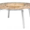 Mamagreen Meika Teak Round Table With Rotating Tray 2 Mamagreen Meika Teak Round Table With Rotating Tray