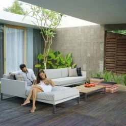 Mamagreen Mono Teak Long Coffee Table