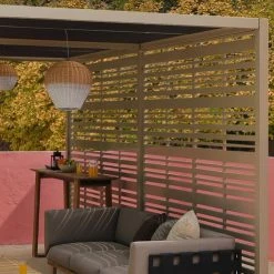 Mamagreen Sombrero Sling Roof Aluminum Double Canopy With 2 Walls