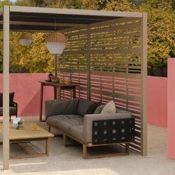 Mamagreen Sombrero Sling Roof Aluminum Double Canopy With 2 Walls