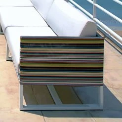 Mamagreen Stripe Left Hand Sectional