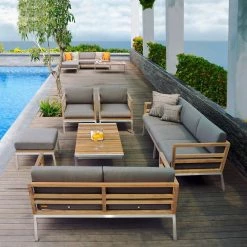 Mamagreen Lounge Seating Zudu Stainless Steel Lounge 2-Seater