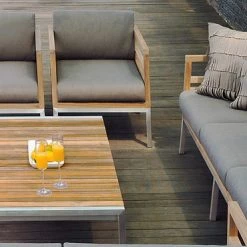 Mamagreen Zudu Stainless Steel Ottoman Lounge Seating