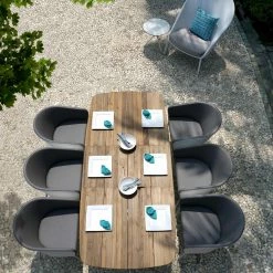 Mamagreen Zupy Teak Extension Table Dining 12 Mamagreen Zupy Teak Extension Table Dining