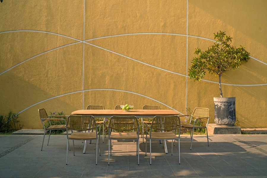 Mamagreen Zupy Teak Extension Table Dining 7 Mamagreen Zupy Teak Extension Table Dining