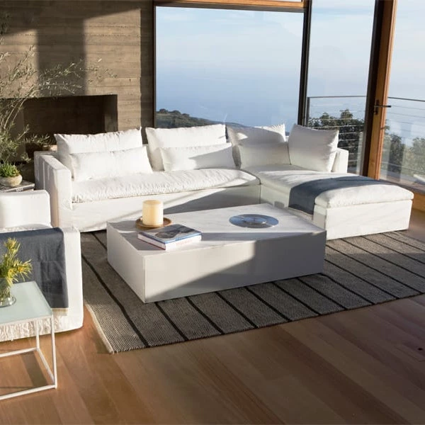 Harbour Outdoor Marble Fire Table Lounge Seating 5 Harbour Outdoor Marble Fire Table Lounge Seating