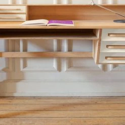 Ethnicraft Marius Oak Origami Desk Modern Office