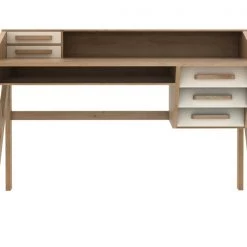 Ethnicraft Marius Oak Origami Desk Modern Office