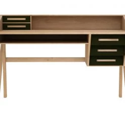 Ethnicraft Marius Oak Origami Desk Modern Office