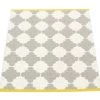 Pappelina Marre Warm Grey & Vanilla With Mustard Stripe Runner Rug Rugs 1 Pappelina Marre Warm Grey & Vanilla With Mustard Stripe Runner Rug Rugs