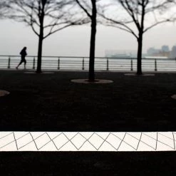 Pappelina Max Black & Vanilla Runner Rug