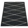 Pappelina Max Black & Vanilla Runner Rug