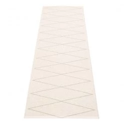 Pappelina Rugs Max Mud & Vanilla Runner Rug