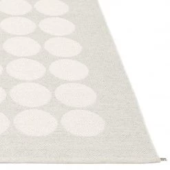 Pappelina Hugo Metallic White & Fossil Grey Runner Rug Rugs 18 Pappelina Hugo Metallic White & Fossil Grey Runner Rug Rugs