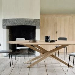 Ethnicraft Mikado Oak Dining Table Modern Dining