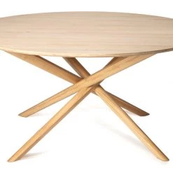 Ethnicraft Mikado Oak Dining Table Modern Dining