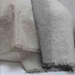 Area Miles Greys Linen Pillowcase