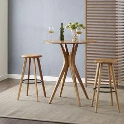 Greenington Modern Dining Mimosa Caramelized Bar Table
