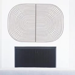 Bend Modular Round Art Piece