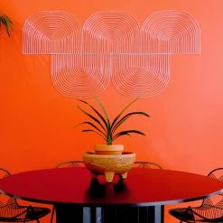 Bend Modular Round Art Piece