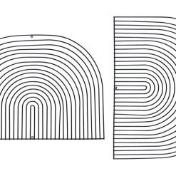 Bend Modular Round Art Piece