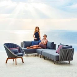 Cane-Line Moments Outdoor 2-Seater Sofa Left Module