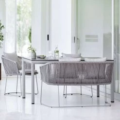 Cane-Line Moments Outdoor Dining Bench