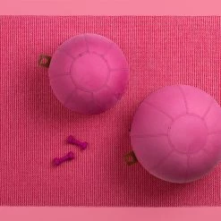 Pappelina Mono Cherry & Pink Rug Rugs