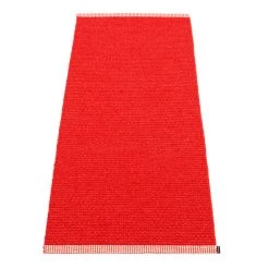 Pappelina Mono Coral Red Rug