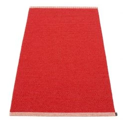 Pappelina Mono Coral Red Rug