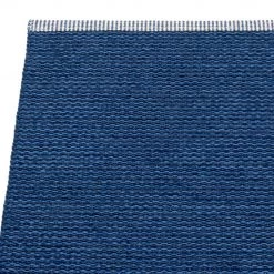 Pappelina Mono Dark Blue & Denim Rug