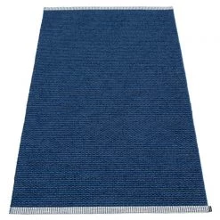 Pappelina Mono Dark Blue & Denim Rug