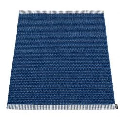 Pappelina Mono Dark Blue & Denim Rug