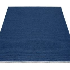 Pappelina Mono Dark Blue & Denim Rug