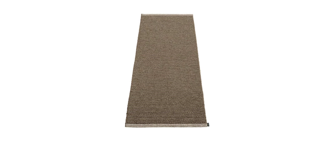 Pappelina Mono Dark Brown & Dark Linen Rug 4 Pappelina Mono Dark Brown & Dark Linen Rug