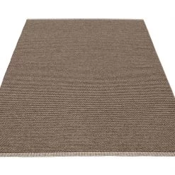 Pappelina Mono Dark Brown & Dark Linen Rug 40 Pappelina Mono Dark Brown & Dark Linen Rug