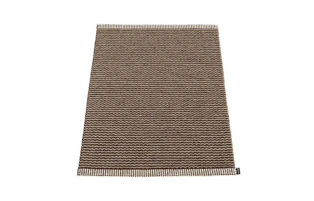 Pappelina Mono Dark Brown & Dark Linen Rug 3 Pappelina Mono Dark Brown & Dark Linen Rug