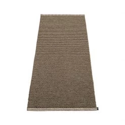 Pappelina Mono Dark Brown & Dark Linen Rug 32 Pappelina Mono Dark Brown & Dark Linen Rug
