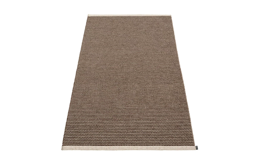Pappelina Mono Dark Brown & Dark Linen Rug 17 Pappelina Mono Dark Brown & Dark Linen Rug