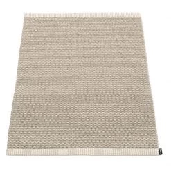 Pappelina Mono Dark Linen Rug