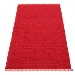 Pappelina Mono Dark Red Rug