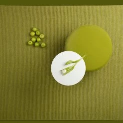 Pappelina Mono Lime & Olive Rug