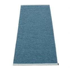 Pappelina Mono Ocean Blue Runner Rug 27 Pappelina Mono Ocean Blue Runner Rug