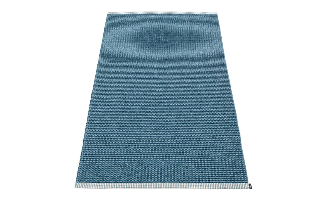 Pappelina Mono Ocean Blue Runner Rug 15 Pappelina Mono Ocean Blue Runner Rug