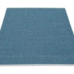 Pappelina Mono Ocean Blue Runner Rug 30 Pappelina Mono Ocean Blue Runner Rug