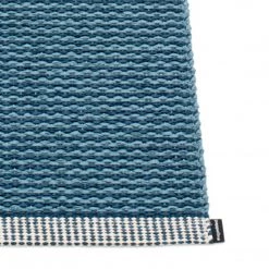Pappelina Mono Ocean Blue Runner Rug 19 Pappelina Mono Ocean Blue Runner Rug