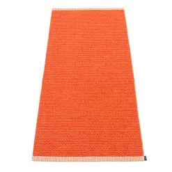 Pappelina Mono Pale Orange Runner Rug