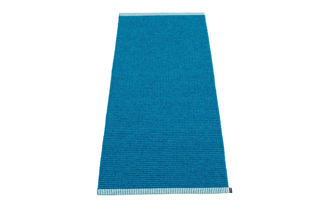 Pappelina Mono Petrol & Light Petrol Rug 13 Pappelina Mono Petrol & Light Petrol Rug