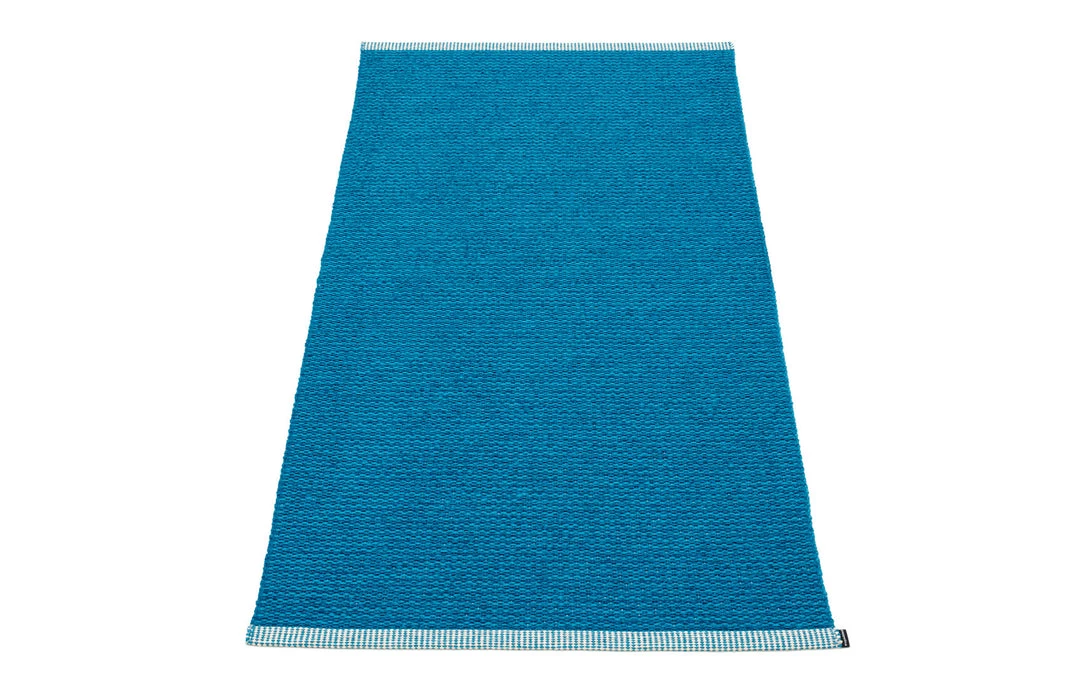 Pappelina Mono Petrol & Light Petrol Rug 15 Pappelina Mono Petrol & Light Petrol Rug