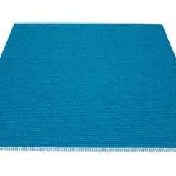 Pappelina Mono Petrol & Light Petrol Rug 34 Pappelina Mono Petrol & Light Petrol Rug